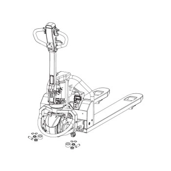 Cost Effective Jungheinrich Self-Service Kit | PTE 1.3: Support Wheels