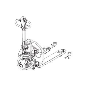 Cost Effective Jungheinrich Self-Service Kit | AME 13: Rollers