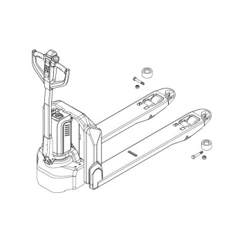 Cost Effective Jungheinrich Self-Service Kit | AME 15: Rollers
