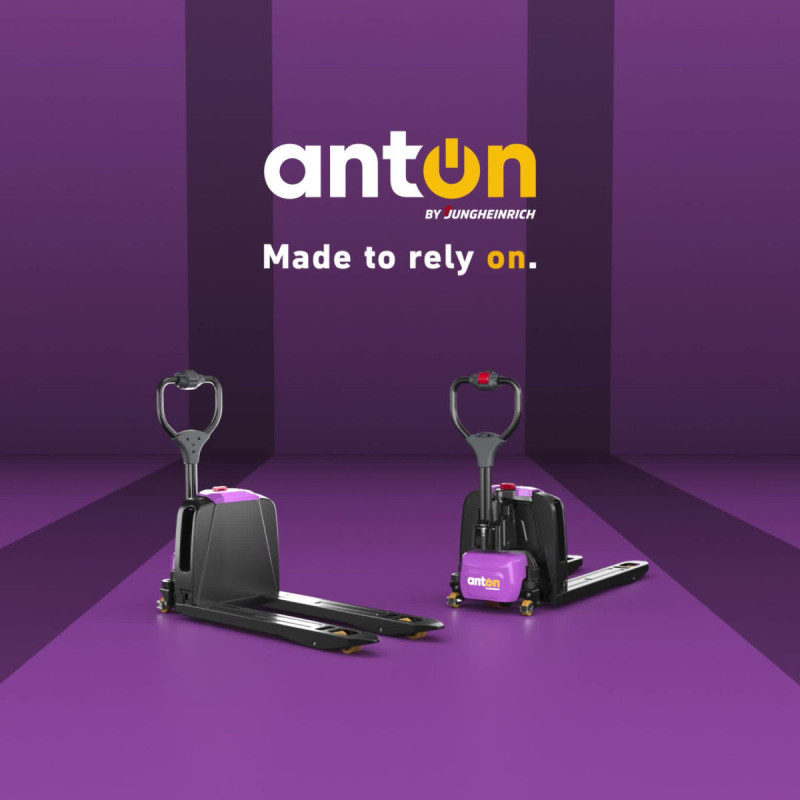 Electric pedestrian pallet truck | PTL 1.5 | 540 x 1150mm | Tandem wheel | AntOn by Jungheinrich