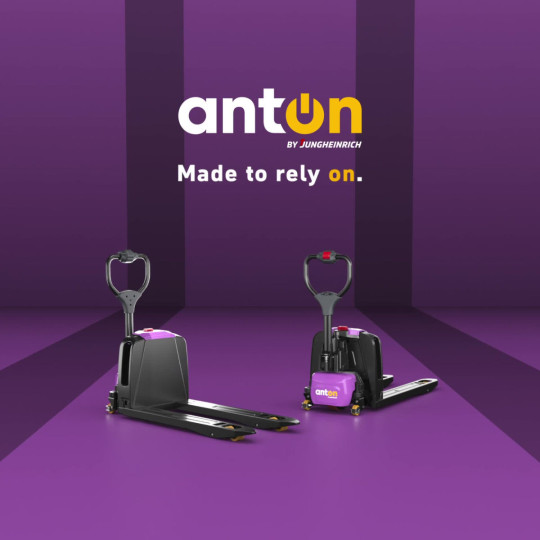 Electric pedestrian pallet truck | PTL 1.5 | 560 x 1150mm | Tandem wheel | AntOn by Jungheinrich